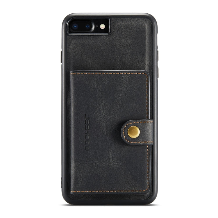 JEEHOOD Retro Magnetic Detachable Protective Case with Wallet & Card Slot & Holder, For iPhone 8 Plus & 7 Plus, For iPhone SE 2022 / SE 2020 & 8 & 7, For iPhone X / XS, For iPhone XR