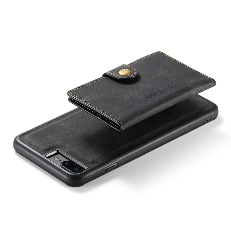 JEEHOOD Retro Magnetic Detachable Protective Case with Wallet & Card Slot & Holder, For iPhone 8 Plus & 7 Plus, For iPhone SE 2022 / SE 2020 & 8 & 7, For iPhone X / XS, For iPhone XR