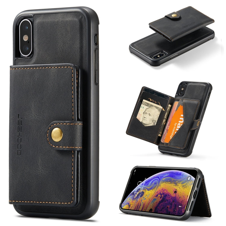 JEEHOOD Retro Magnetische abnehmbare Schutzhülle mit Brieftasche & Kartenfach & Halter, für iPhone XS Max, für iPhone 11 Pro, für iPhone 11, für iPhone 11 Pro Max