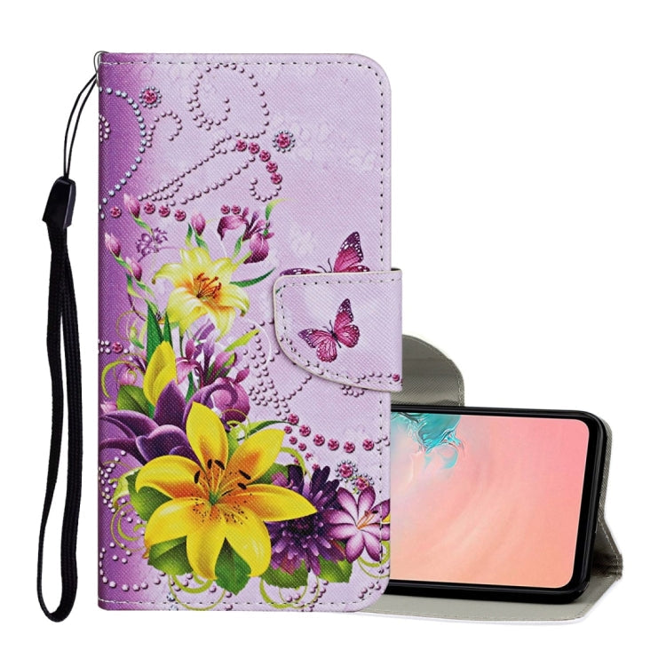 Colored Drawing Pattern Horizontal Flip Leather Case with Holder & Card Slots & Wallet & Lanyard, For Samsung Galaxy A02s (US Edition), For Samsung Galaxy A02s(EU Edition)