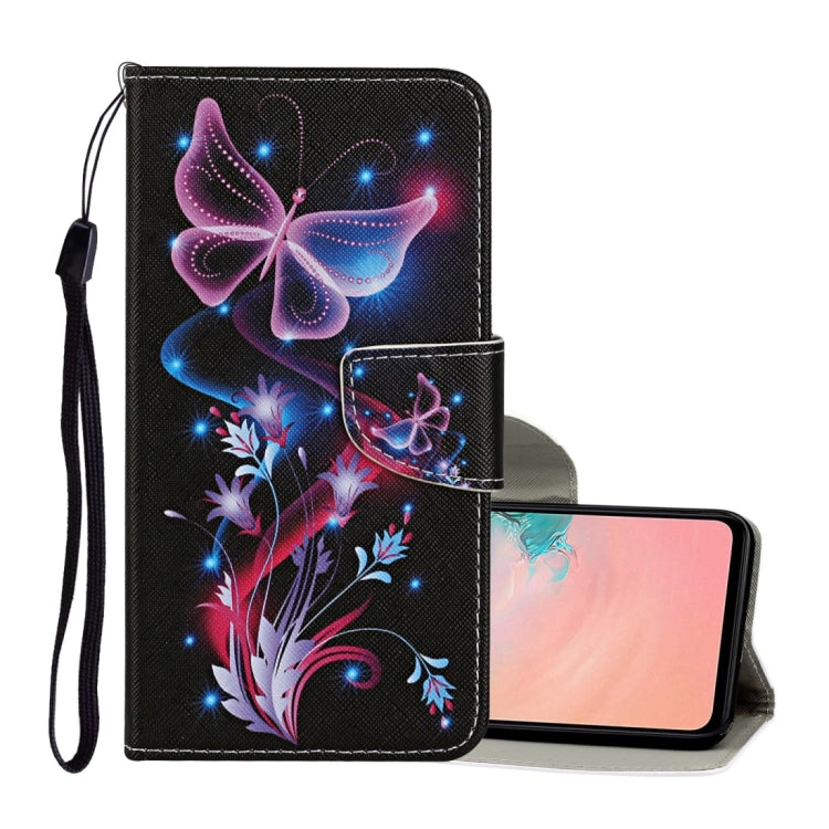 Colored Drawing Pattern Horizontal Flip Leather Case with Holder & Card Slots & Wallet & Lanyard, For Samsung Galaxy A12, For Samsung Galaxy A32 5G