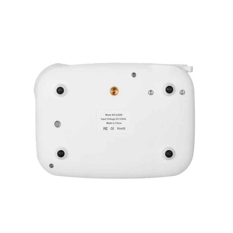 TRANSJEE A2000 320x240P 1000 ANSI Lumens Mini Home Theater HD Digital Projector, Plug Type: US Plug, Plug Type: US Plug(White)