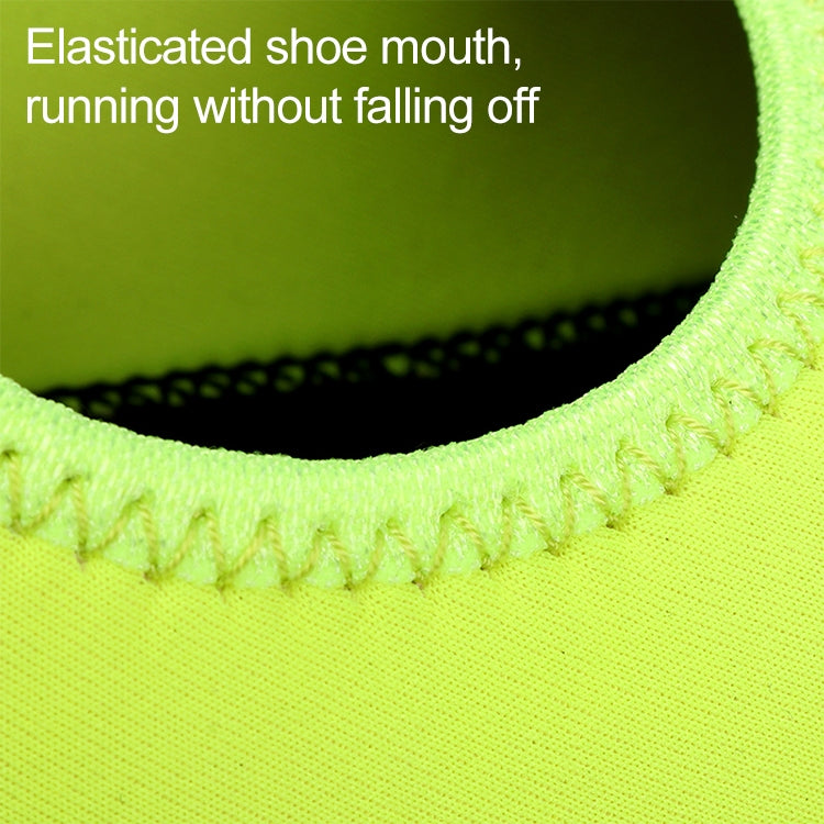 Non-slip Plastic Grain Texture Thick Cloth Sole Solid Color Diving Shoes and Socks, One Pair, XXXS, XXS, XS, S