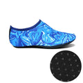 Non-slip Plastic Grain Texture Thick Cloth Sole Printing Diving Shoes and Socks, One Pair, XXXL