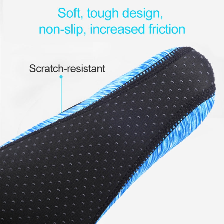 Non-slip Plastic Grain Texture Thick Cloth Sole Printing Diving Shoes and Socks, One Pair, XXXL