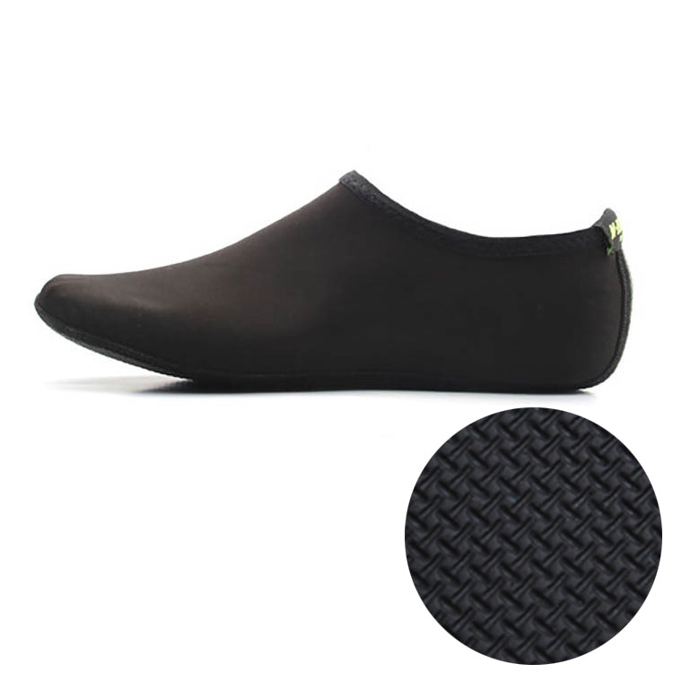 3mm Non-slip Rubber Embossing Texture Sole Solid Color Diving Shoes and Socks, One Pair, XXXL