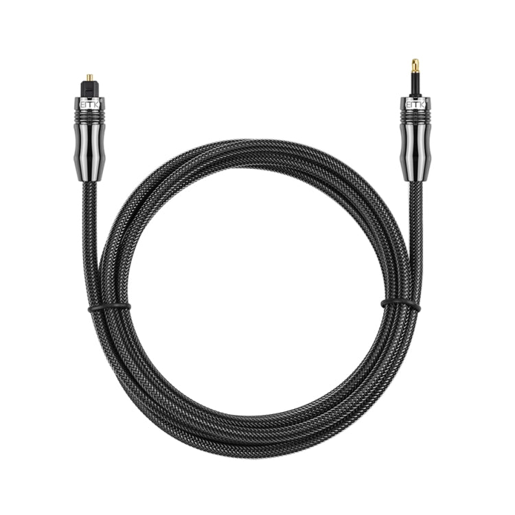 EMK OD1,0mm 3,5mm Digitales Toslink-auf-Mini-Toslink-Lichtleiterkabel, 1m, 1,5m, 2m, 3m, 5m