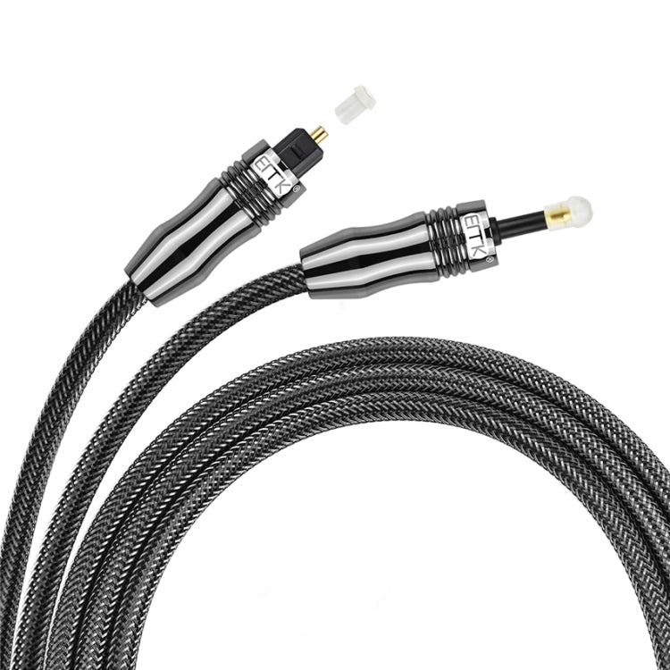 EMK OD1,0mm 3,5mm Digitales Toslink-auf-Mini-Toslink-Lichtleiterkabel, 1m, 1,5m, 2m, 3m, 5m