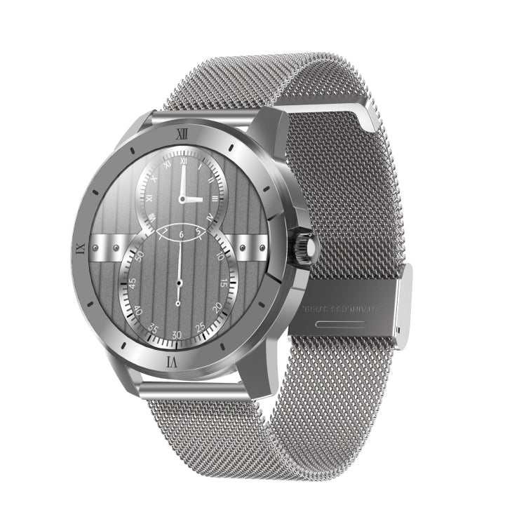 MX12 1.3 inch IPS Color Screen IP68 Waterproof Smart Watch, Support Bluetooth Call / Sleep Monitoring / Heart Rate Monitoring, Steel Strap