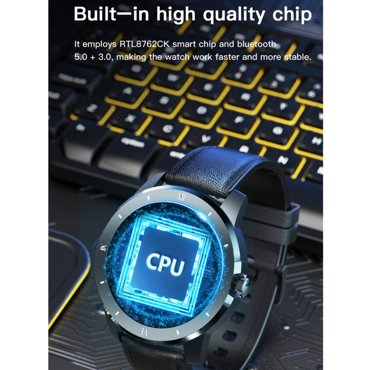 MX12 1.3 inch IPS Color Screen IP68 Waterproof Smart Watch, Support Bluetooth Call / Sleep Monitoring / Heart Rate Monitoring, Steel Strap