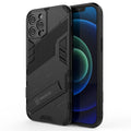 Punk Armor 2 in 1 PC + TPU Shockproof Case with Invisible Holder, For iPhone 12 Pro Max, For iPhone 11 Pro, For iPhone 11