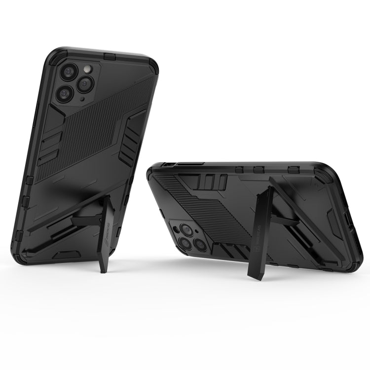 Punk Armor 2 in 1 PC + TPU Shockproof Case with Invisible Holder, For iPhone 11 Pro Max, For iPhone X / XS, For iPhone XR