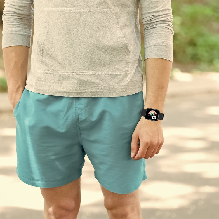 For Xiaomi Mi Watch Lite / Redmi Watch Silicone Watch Band, Size: One Size(Navy Blue)