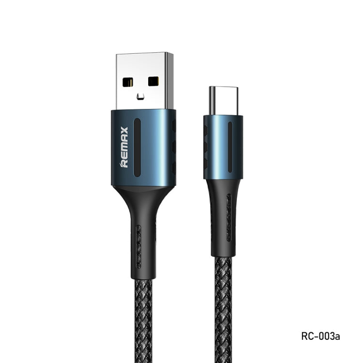 Remax 2.4A Barrett Series Charging Data Cable, Length: 1m, Type-C