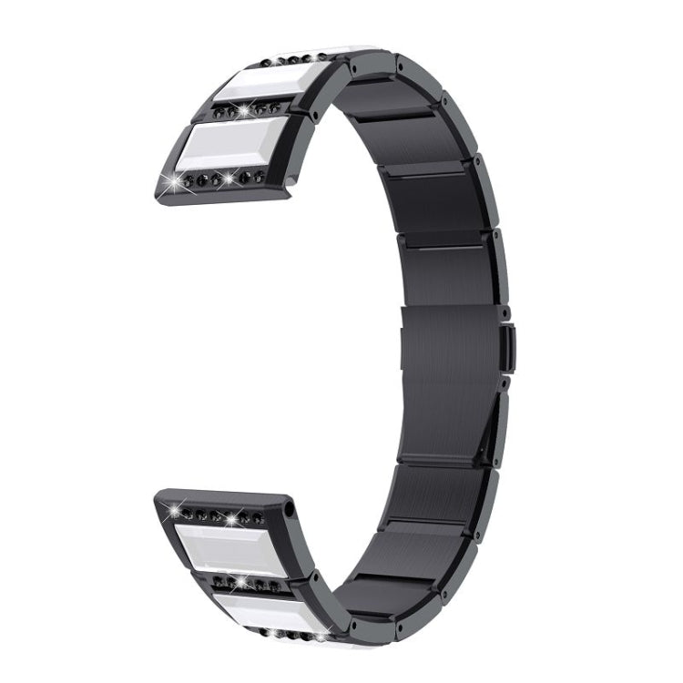 Stainless Steel Diamond Encrusted Replacement Watchbands, For Samsung Galaxy Watch 3 45mm, For Samsung Galaxy Watch Active2 44mm / Watch Active2 40mm / Watch Active, For Samsung Galaxy Watch 3 41mm