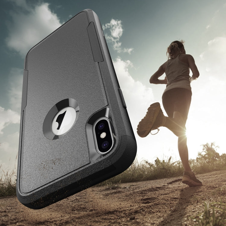 Stoßfeste Schutzhülle aus TPU + PC für iPhone XS Max