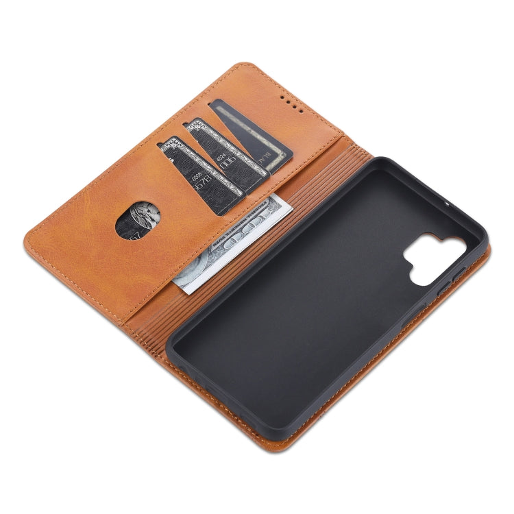 For Samsung Galaxy A32 5G AZNS Magnetic Calf Texture Horizontal Flip Leather Case with Card Slots & Holder & Wallet, For Samsung Galaxy A32 5G