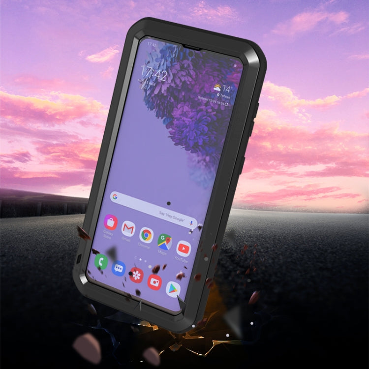 LOVE MEI Metal Shockproof Waterproof Dustproof Protective Case with Glass, For Samsung Galaxy S21+ 5G, For Samsung Galaxy A72 5G / 4G