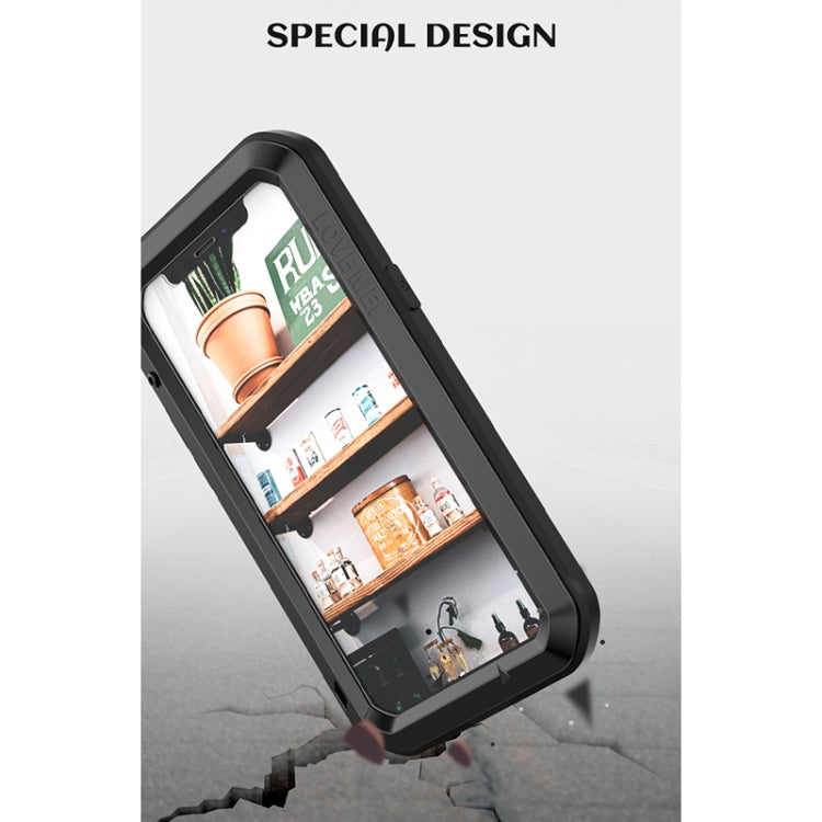 LOVE MEI Metal Shockproof Waterproof Dustproof Protective Case, For iPhone 12