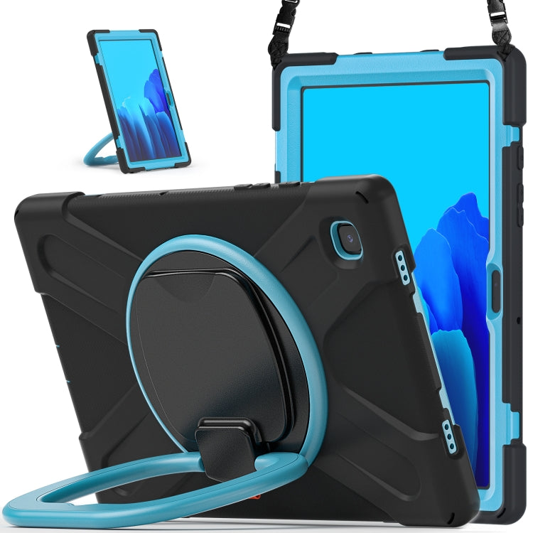 Silicone + PC Protective Case with Holder & Shoulder Strap, For Samsung Galaxy Tab S8 / Galaxy Tab S7 T870 / T875, For Samsung Galaxy Tab A7 10.4 (2020) T500 / T505, For iPad 9.7 inch (2018/2017)