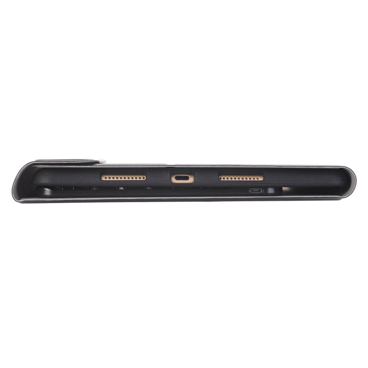 YA098B Detachable Lambskin Texture Round Keycap Bluetooth Keyboard Leather Case with Pen Slot & Stand, For iPad Air 5 / 4 10.9 inch 2020 / Pro 11 inch 2020 / 2018, For iPad 10.2 (2020) & (2019) / Air 3 10.5 inch / Pro 10.5 inch                         ...