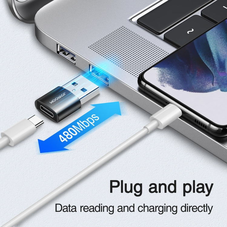 JOYROOM S-H152 3A USB-A-Stecker auf USB-C / Type-C-Buchse OTG-Adapter, S-H152