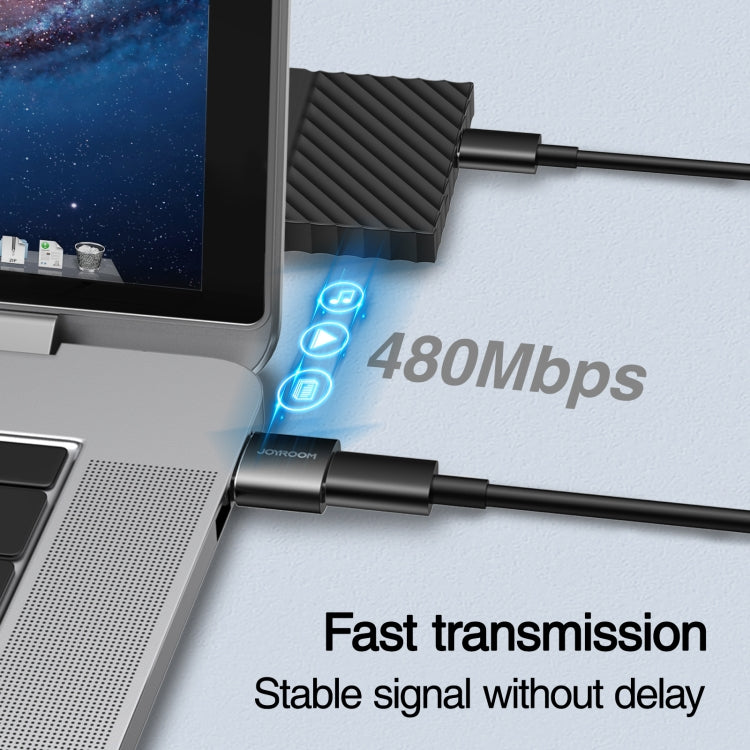 JOYROOM S-H152 3A USB-A-Stecker auf USB-C / Type-C-Buchse OTG-Adapter, S-H152