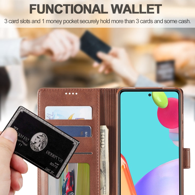 LC.IMEEKE Calf Texture Horizontal Flip Leather Case, with Holder & Card Slots & Wallet, For Samsung Galaxy A82