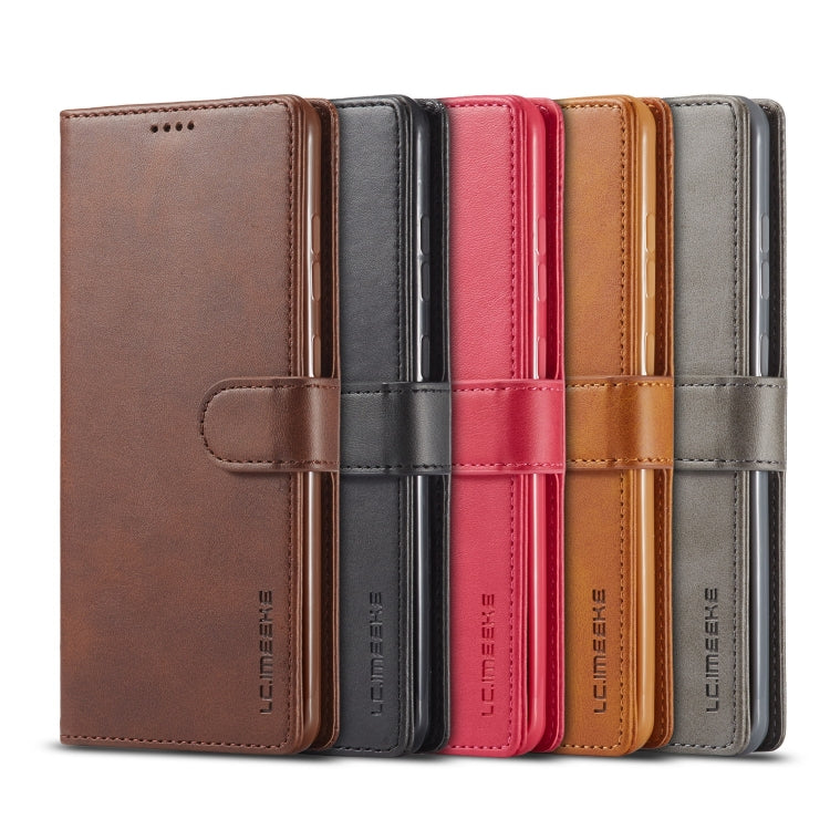 LC.IMEEKE Calf Texture Horizontal Flip Leather Case, with Holder & Card Slots & Wallet, For Samsung Galaxy A82