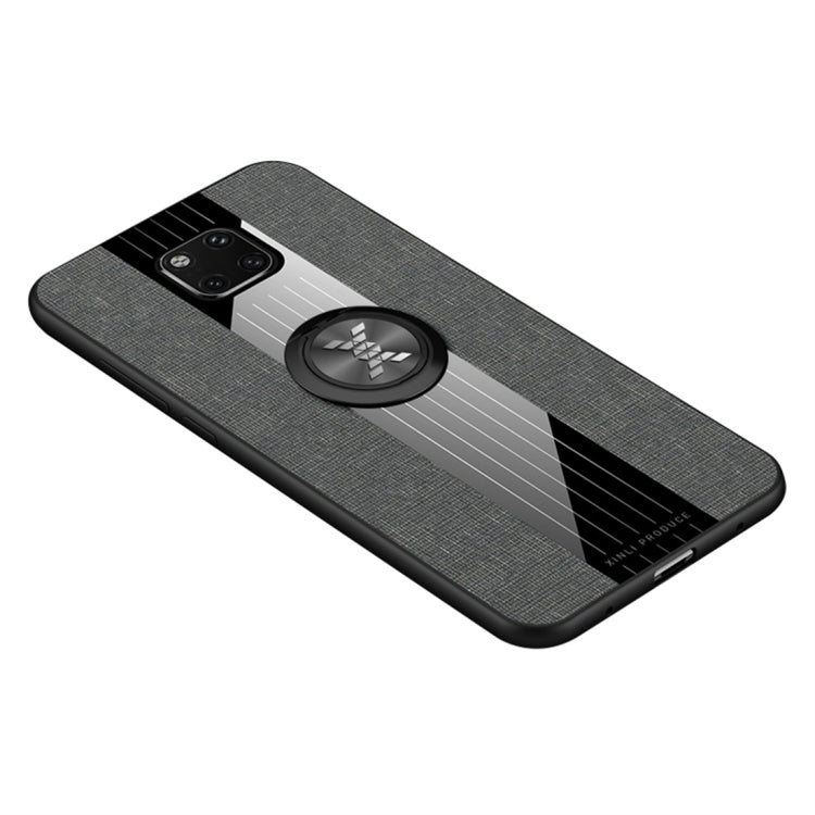 XINLI Stitching Cloth Textue Shockproof TPU Protective Case with Ring Holder, For Huawei P30, For Huawei P30 Lite, For Huawei P30 Pro, For Huawei Mate 20 Pro