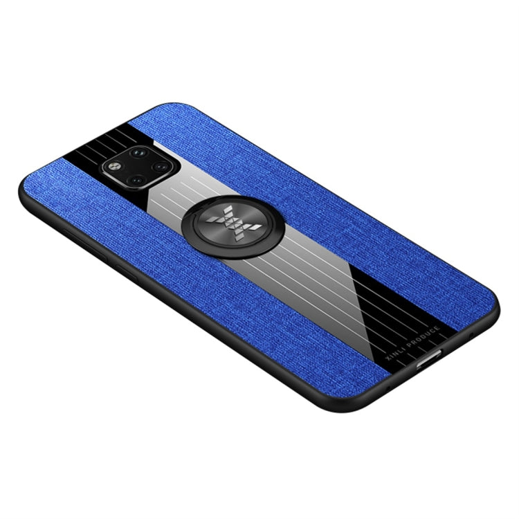 XINLI Stitching Cloth Textue Shockproof TPU Protective Case with Ring Holder, For Huawei P30, For Huawei P30 Lite, For Huawei P30 Pro, For Huawei Mate 20 Pro