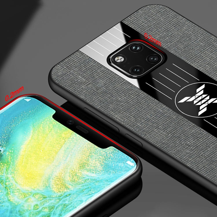 XINLI Stitching Cloth Textue Shockproof TPU Protective Case with Ring Holder, For Huawei Mate 20 X, For Huawei Mate 30, For Huawei nova 2s, For Huawei nova 3e, For Huawei nova 3i