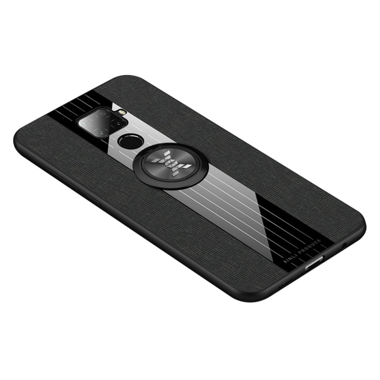 XINLI Stitching Cloth Textue Shockproof TPU Protective Case with Ring Holder, For Huawei nova 5i Pro, For Huawei P20, For Huawei P20 lite, For Huawei P20 Pro