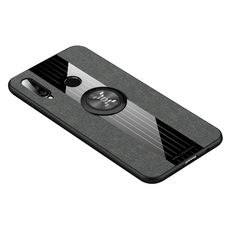 XINLI Stitching Cloth Textue Shockproof TPU Protective Case with Ring Holder, For Huawei P30, For Huawei P30 Lite, For Huawei P30 Pro, For Huawei Mate 20 Pro