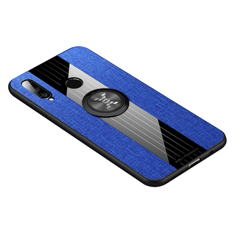 XINLI Stitching Cloth Textue Shockproof TPU Protective Case with Ring Holder, For Huawei P30, For Huawei P30 Lite, For Huawei P30 Pro, For Huawei Mate 20 Pro