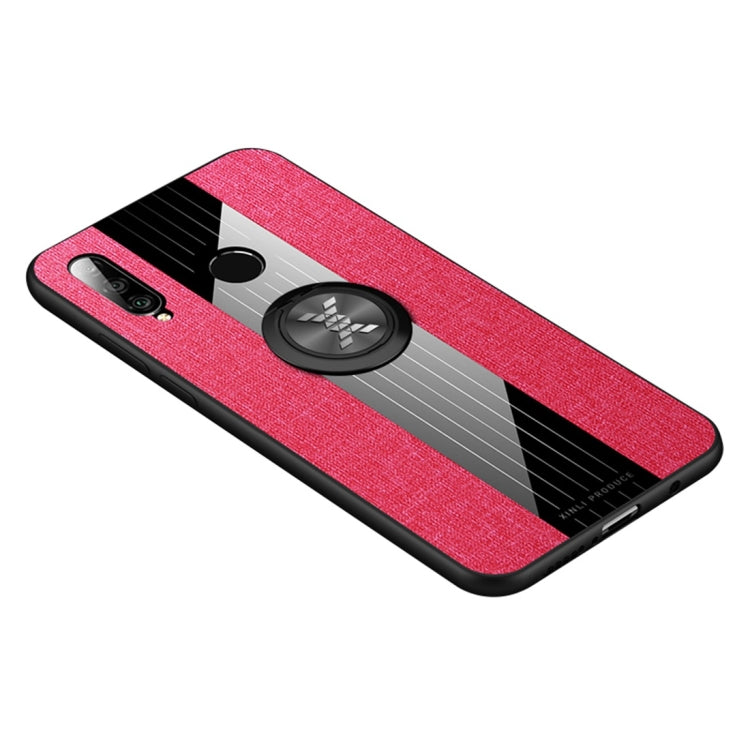 XINLI Stitching Cloth Textue Shockproof TPU Protective Case with Ring Holder, For Huawei P30, For Huawei P30 Lite, For Huawei P30 Pro, For Huawei Mate 20 Pro