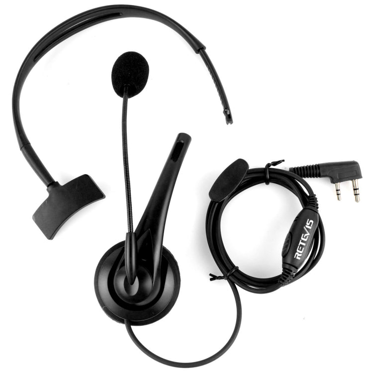 RETEVIS TK 2 Pin PTT Headphone Microphone for H-777 / RT-5R / RT-5RV / RT-B6, TK