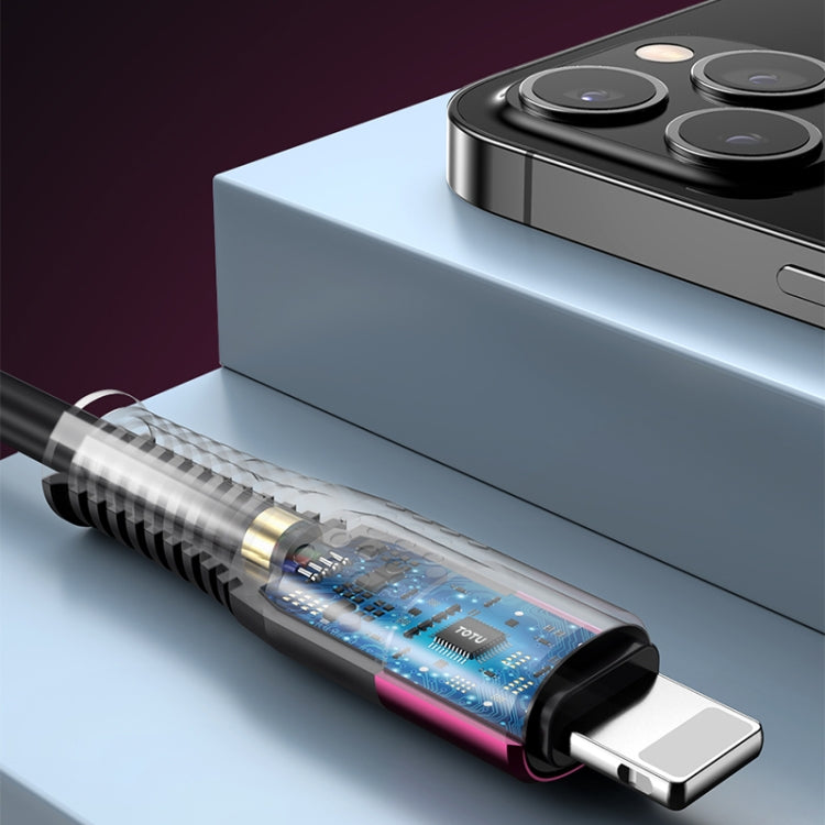 TOTUDESIGN BL-013 Dyson Series 5A USB to USB-C / Type-C Silicone Fast Data Cable, Length: 1.2m(Purple Red)