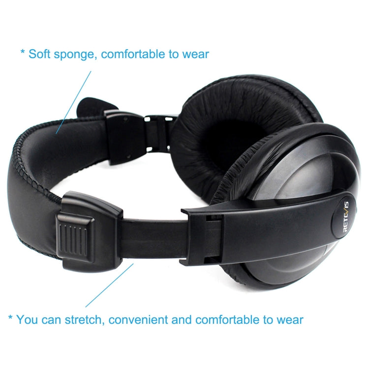 RETEVIS R-114 2 Pin K Head VOX Headset  Earphone Microphone, R-114