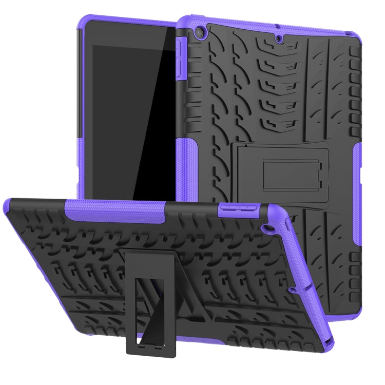 Tire Texture TPU + PC Shockproof Case with Holder, For iPad 10.2