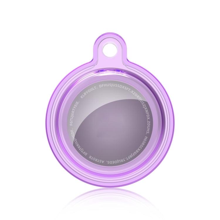 All-inclusive Clear Crystal Shockproof Protective Cover Case with Keychain Hook Loop, For AirTag 2nd Gen / AirTag 1st Gen
