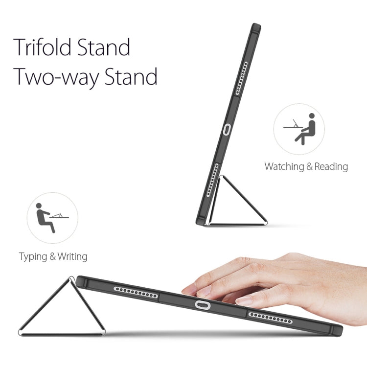 DUX DUCIS TOBY Series Shockproof PU Leather + PC + TPU Horizontal Flip Case with Holder & Pen Slot & Sleep / Wake-up Function, For iPad Pro 12.9 2022 / 2021 / 2020