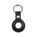 Shockproof Anti-scratch Leather Protective Case Cover Key Chain with Hang Loop For AirTag 2nd Gen / AirTag 1st Gen