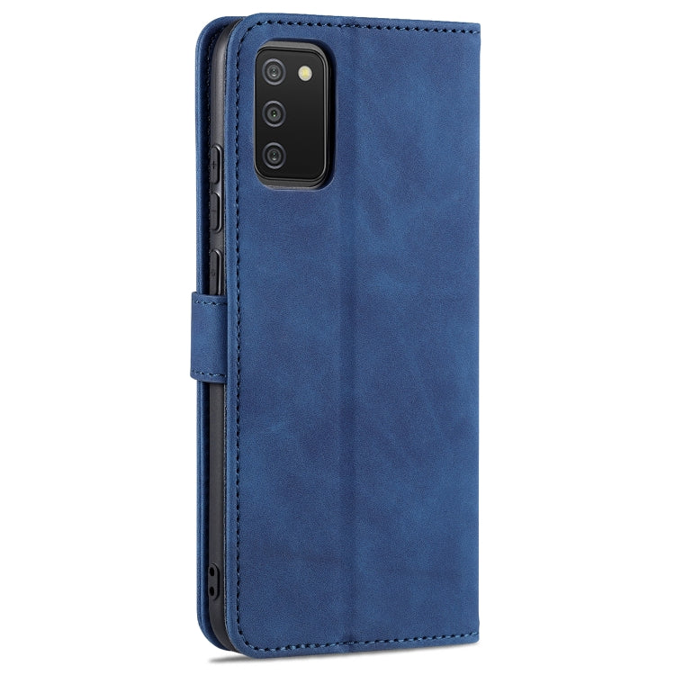 AZNS Skin Feel Calf Texture Horizontal Flip Leather Case with Card Slots & Holder & Wallet, For Samsung Galaxy A02s