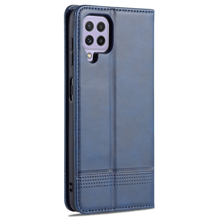 AZNS Magnetic Calf Texture Horizontal Flip Leather Case with Card Slots & Holder & Wallet, For Samsung Galaxy A22 4G, For Samsung Galaxy A22 5G