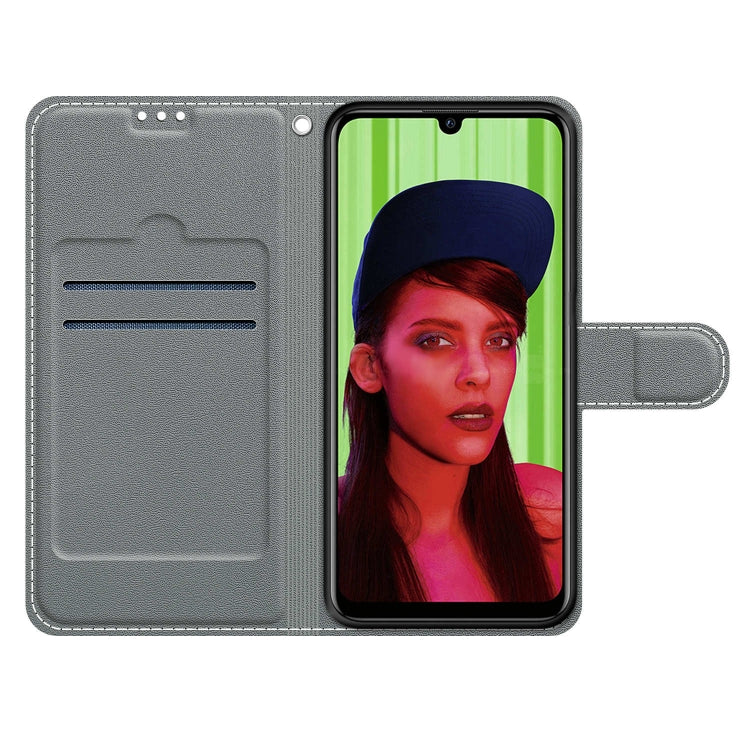 For Huawei P Smart+ 2019 Voltage Colored Drawing Magnetic Clasp Horizontal Flip PU Leather Case with Holder & Card Slots(C12 Green Yellow Camouflage)