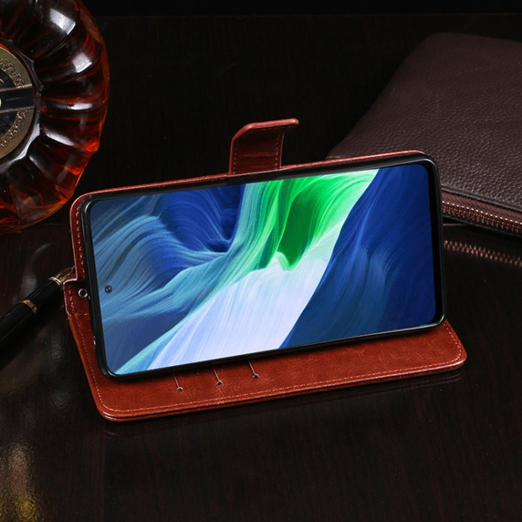idewei Crazy Horse Texture Horizontal Flip Leather Case with Holder & Card Slots & Wallet, For Infinix Note 10 Pro, For Lenovo K13, For Lenovo K13 Note