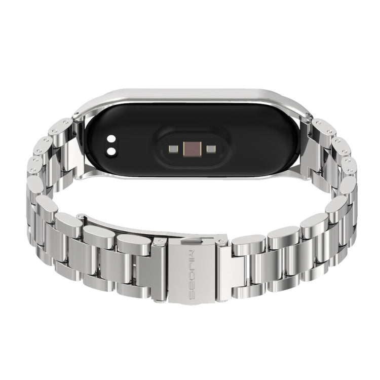 Für Xiaomi Mi Band 6 / 5 CS Mijobs CS Metall-Edelstahlarmband mit drei Gliedern