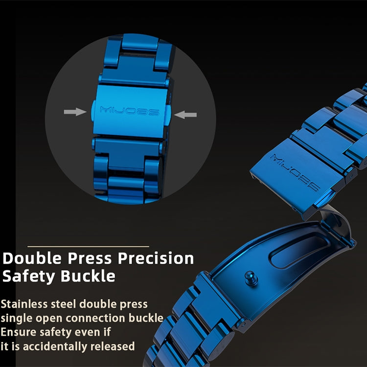 Für Xiaomi Mi Band 6 / 5 CS Mijobs CS Metall-Edelstahlarmband mit drei Gliedern