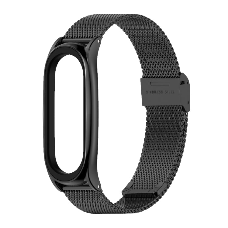 Mijobs Milanese-Edelstahlarmband mit Schnalle für Xiaomi Mi Band 6 / 5
